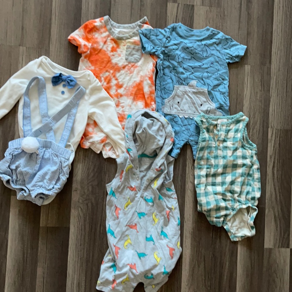 Boys 12-18 months one pieces.